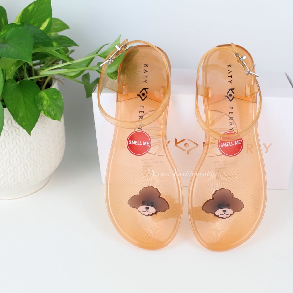 NEW KATY PERRY Geli Jelly Nugget Sandal, US 9
